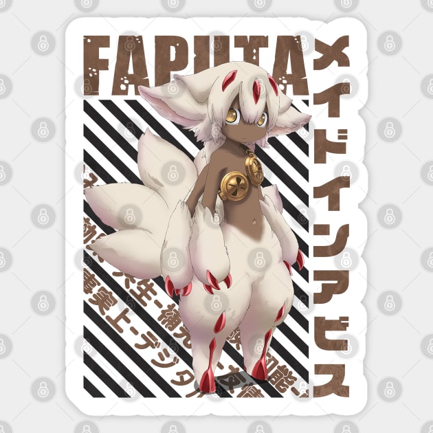 Made in Abyss - Faputa Sticker by Recup-Tout